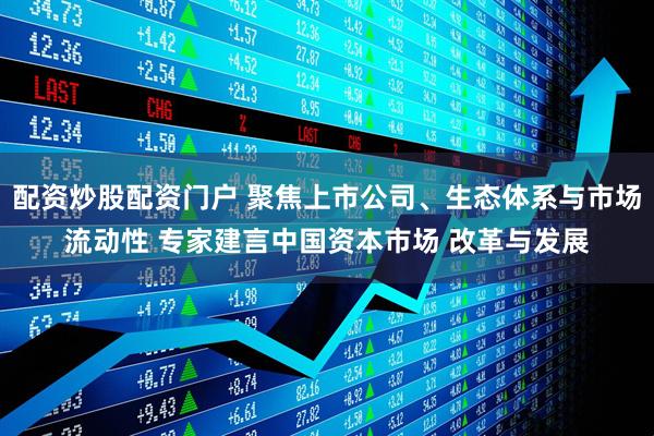 配资炒股配资门户 聚焦上市公司、生态体系与市场流动性 专家建言中国资本市场 改革与发展
